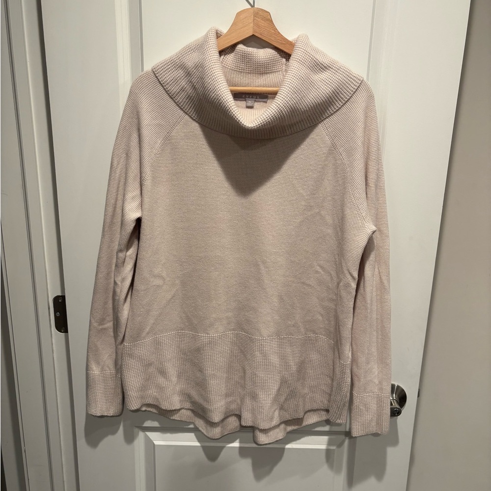Cyrus Cream Turtleneck Sweater